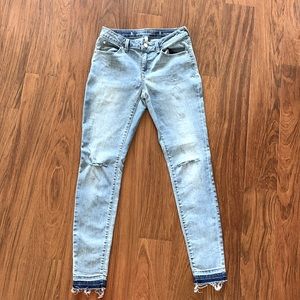 Light Wash Embellished Jeans